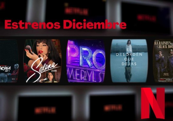 Como es de esperarse, la plataforma de streaming se prepara con un combo especial para estrenar este último mes del año. Conoce algunas de estas producciones con las cuales podrás hacer maratones todo este mes de diciembre ¡Termina este año con muchas noches de películas!