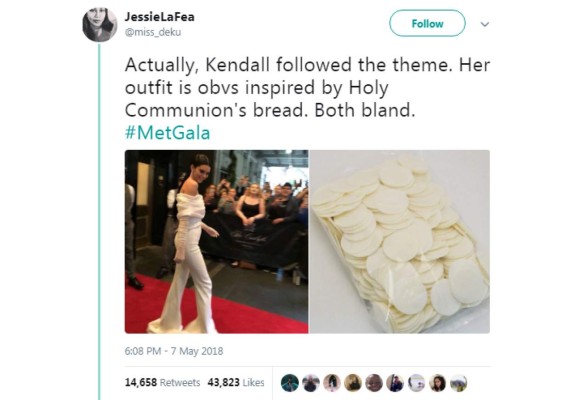 Los memes de la MET Gala 2018