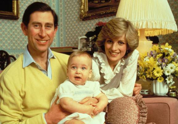 La infancia del príncipe William