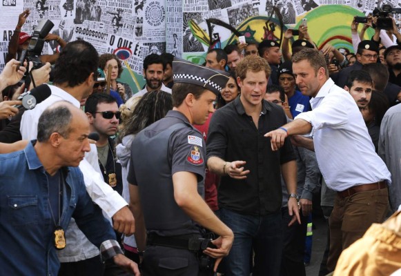 El príncipe Harry y su visita a Brasil