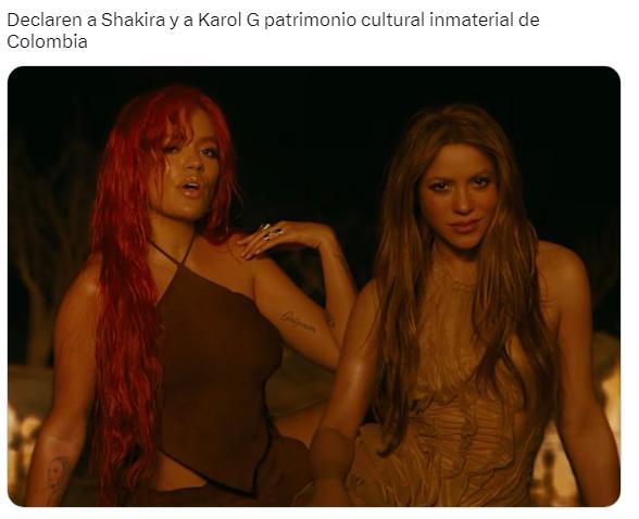 Los mejores memes de TQG de Shakira y Karol G