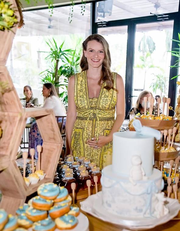 La homenajeada Allison Marie Kamp de Pellman.