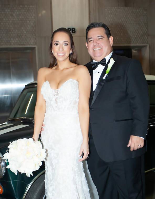 Johana Raquel y su amado esposo Geovani Chahín.