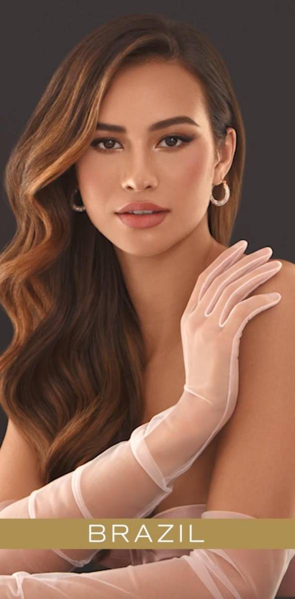 <b>Brasil</b>María Brechane se destacó entre 26 talentosas competidoras y se alzó con la corona de Miss Universo Brasil 2023. Con tan solo 19 años, esta versátil joven, que además de ser modelo y actriz, se dedica al periodismo trilingüe, ha sido la representante de Rio Grande do Sul en esta prestigiosa competición. Ahora, está lista para llevar el nombre de Brasil con orgullo en la 72ª edición de Miss Universo.
