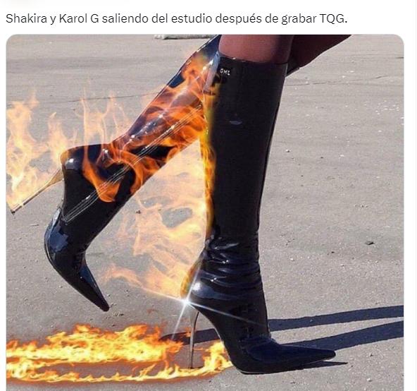 Los mejores memes de TQG de Shakira y Karol G