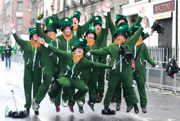 Celebración del Día de San Patricio en diferentes ciudades