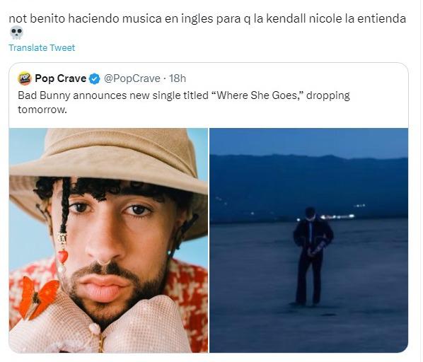 Bad Bunny anuncia nueva canción y le cae lluvia de críticas... y memes