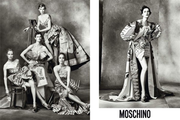 Linda Evangelista para Moschino