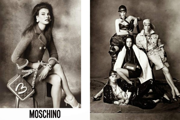 Linda Evangelista para Moschino
