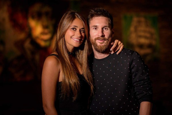 Lionel Messi en la casa de Papá Noel