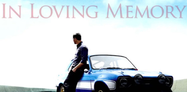 Conmevedor homenaje a Paul Walker