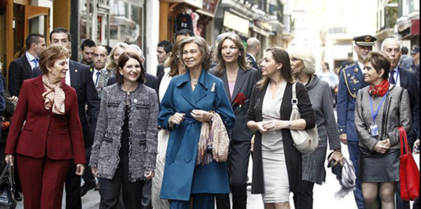La reina Sofía visita Cádiz con las primeras damas iberoamericanas