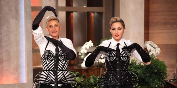 Madonna eligió el programa de Ellen para promocionar su nueva producción discográfica 'Rebel Heart'.