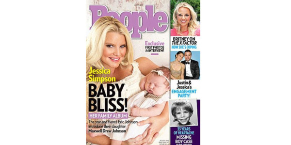 Jessica Simpson presenta a su bebé