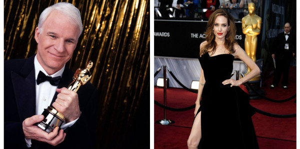 Angelina Jolie y Steve Martin premiados
