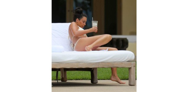 Kim Kardashian deslumbra en México