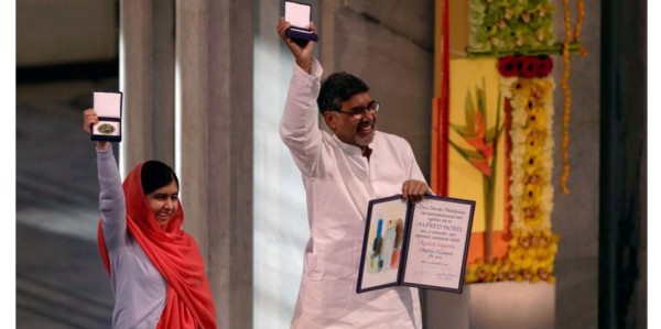 Malala recibe el Nobel de la Paz