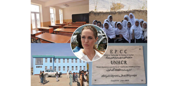 Angelina Jolie abre una escuela en Afganistán