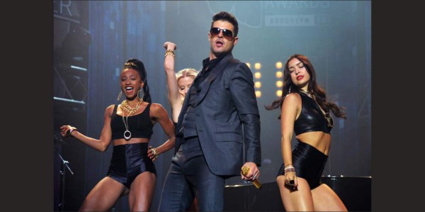 Robin Thicke desmiente autoría de uno de sus éxitos