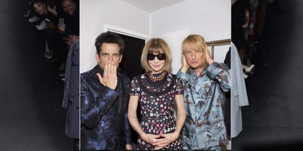 Ben Stiller y Owen Wilson modelos por sorpresa en París para Valentino