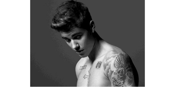 Justin Bieber, imagen de Calvin Klein