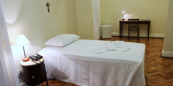 Modesta residencia acoge al Papa Francisco en Brasil