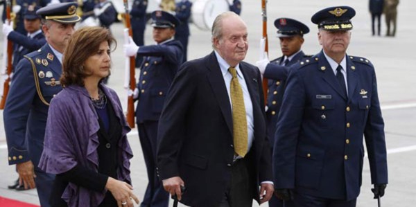 El rey Juan Carlos I visita Colombia
