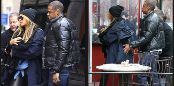 Beyonce y Jay-Z salen con Blue Ivy