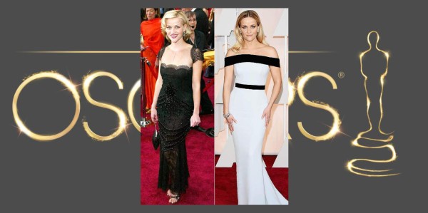 Estrellas en los Oscar, antes y ahora