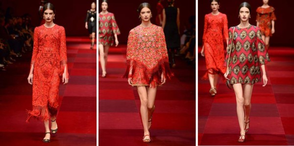 Dolce y Gabbana Primavera 2015