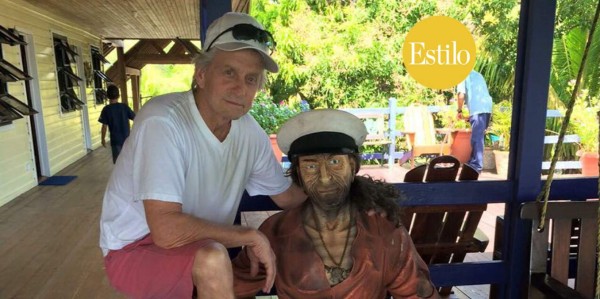 Michael Douglas y Catherine Zeta-Jones en Roatán