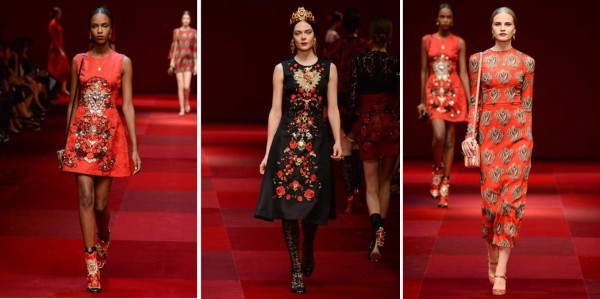 Dolce y Gabbana Primavera 2015
