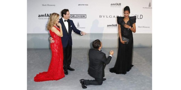 Propuesta de matrimonio en Gala amfAR 2014