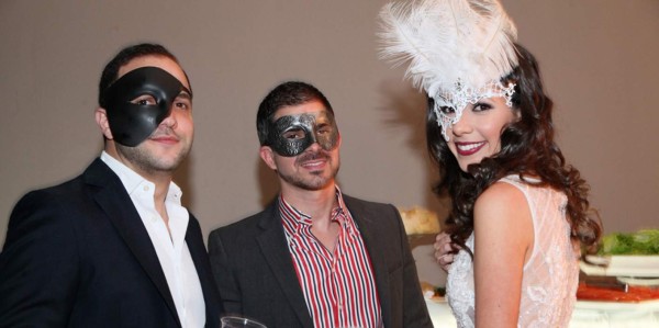 Enrique Jaar, Felipe Kafati y Adriana Rivera