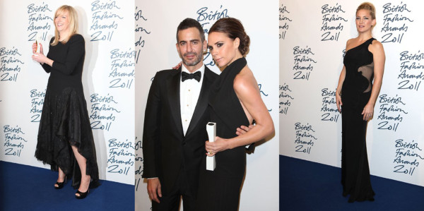 La alfombra de los British Fashion Awards