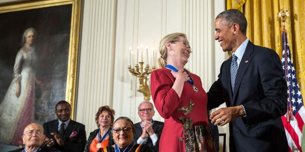 Obama 'enamorado' de Meryl Streep