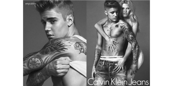 Justin Bieber, imagen de Calvin Klein