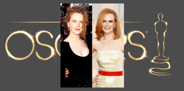 Estrellas en los Oscar, antes y ahora