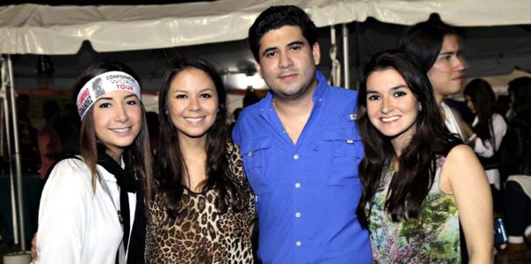 Gabriela Montoya, Elia López, Roberto Mejía y MIchelle Magermans