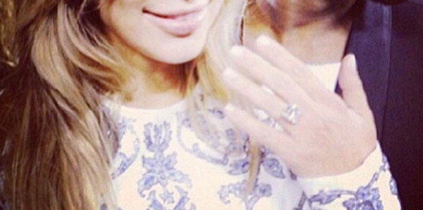 Kim Kardashian y Kanye West están comprometidos