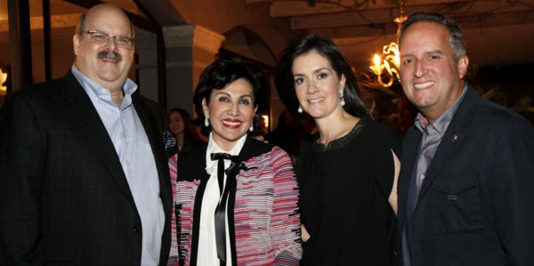 Jorge y Carolina Canahuati junto a Lucrecia y Ricardo Álvarez