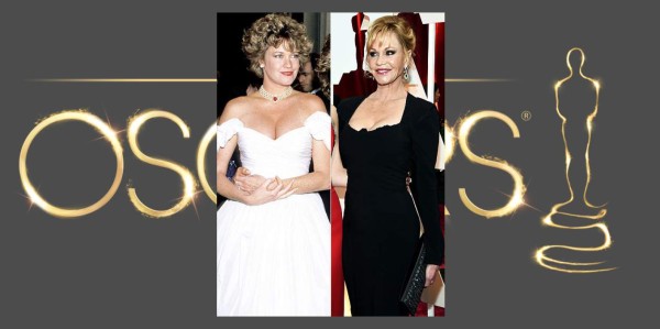 Estrellas en los Oscar, antes y ahora