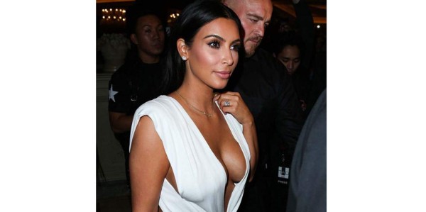 Kim Kardashian festejó