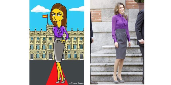 Letizia, un personaje de Los Simpson