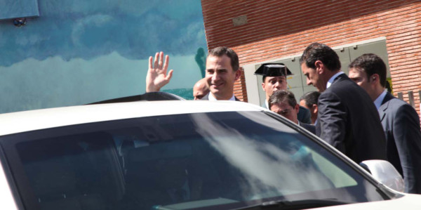 La visita del príncipe Felipe a Honduras