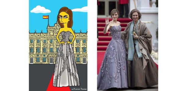 Letizia, un personaje de Los Simpson