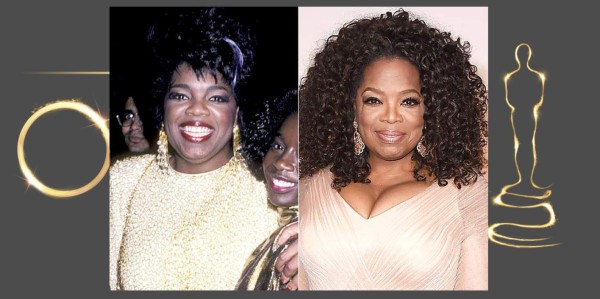 Estrellas en los Oscar, antes y ahora