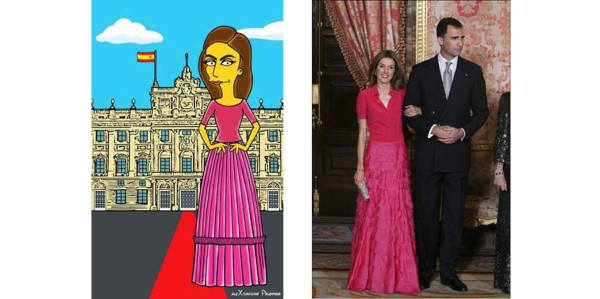 Letizia, un personaje de Los Simpson