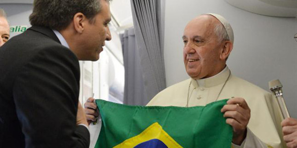 Modesta residencia acoge al Papa Francisco en Brasil