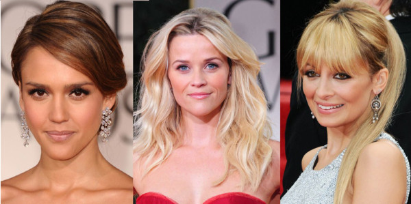 Hairstyles de los Golden Globe 2012